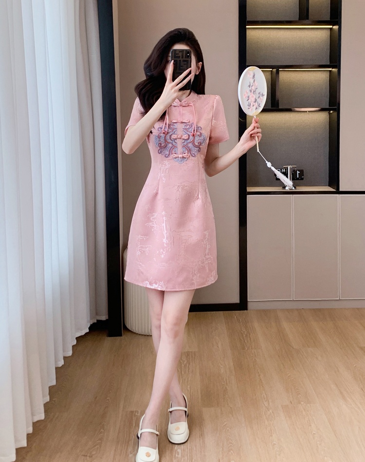 Chinese style summer dress fashion temperament cheongsam