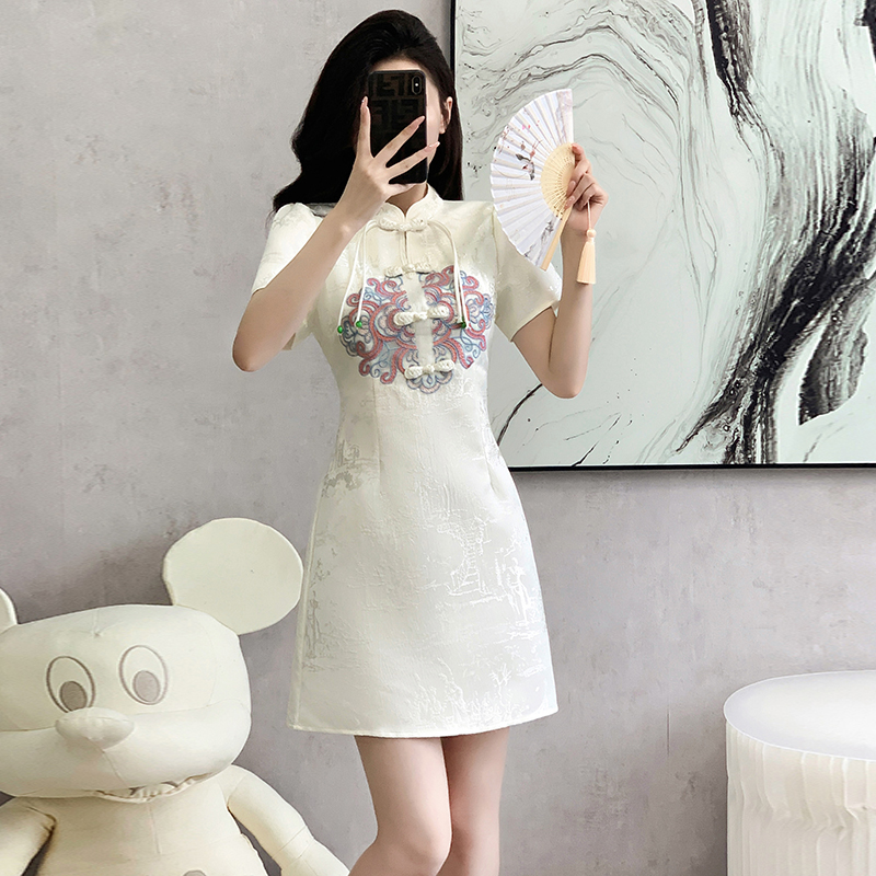 Chinese style summer dress fashion temperament cheongsam