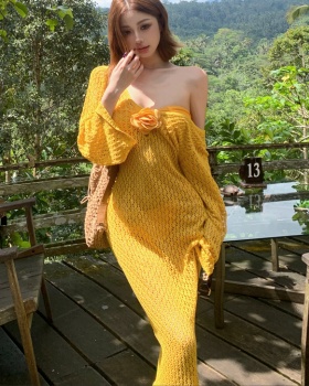 Yellow bikini smock Thailand spa swimwear for women