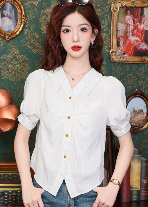 Western style France style small shirt refinement shirt