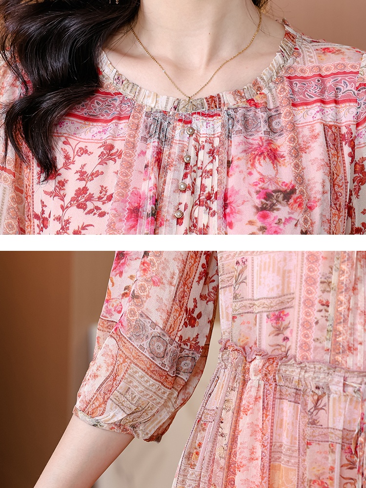 Real silk tender beautiful France style dress