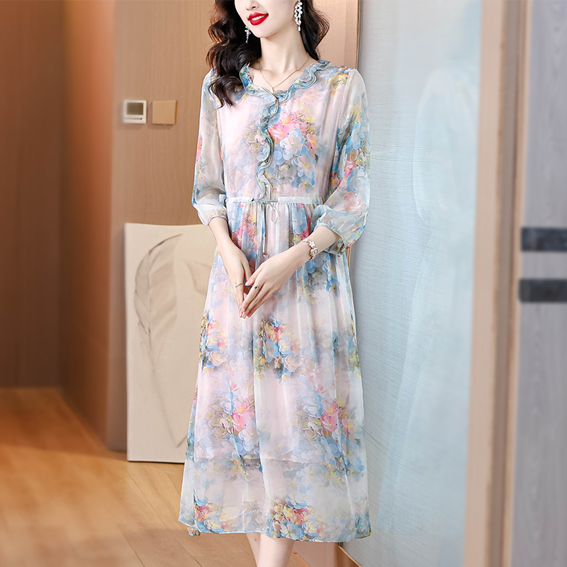 Refinement noble elegant temperament summer dress