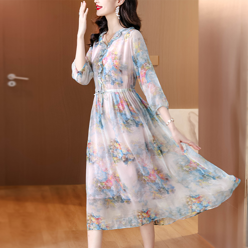 Refinement noble elegant temperament summer dress