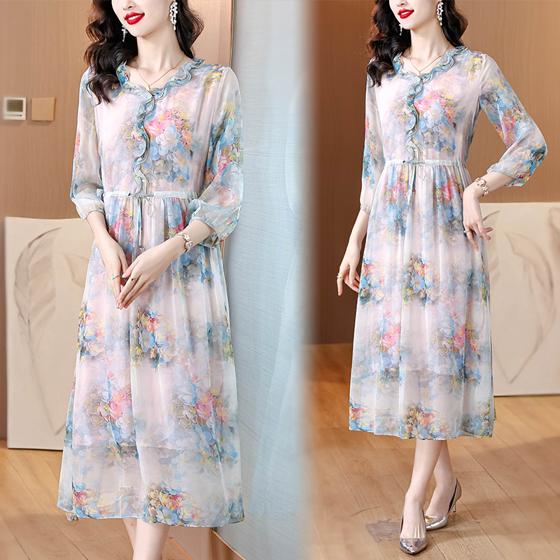 Refinement noble elegant temperament summer dress