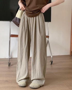 Straight pants Japanese style wide leg pants for women