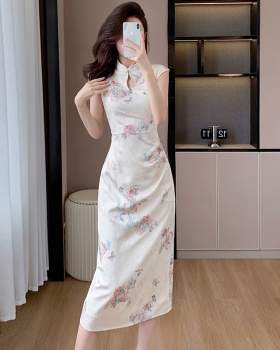 Slim jacquard dress Chinese style summer cheongsam