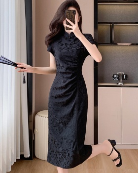 Jacquard Chinese style dress temperament cheongsam