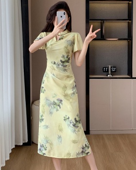 Summer ladies cheongsam colors Chinese style dress