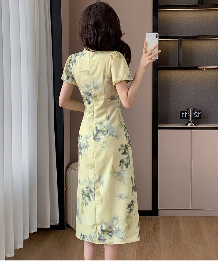 Summer ladies cheongsam colors Chinese style dress