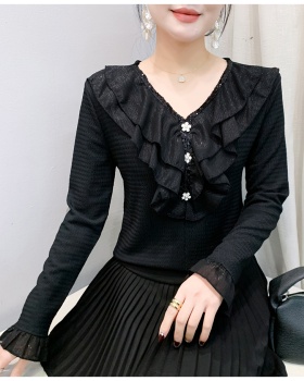 Korean style small shirt temperament T-shirt for women