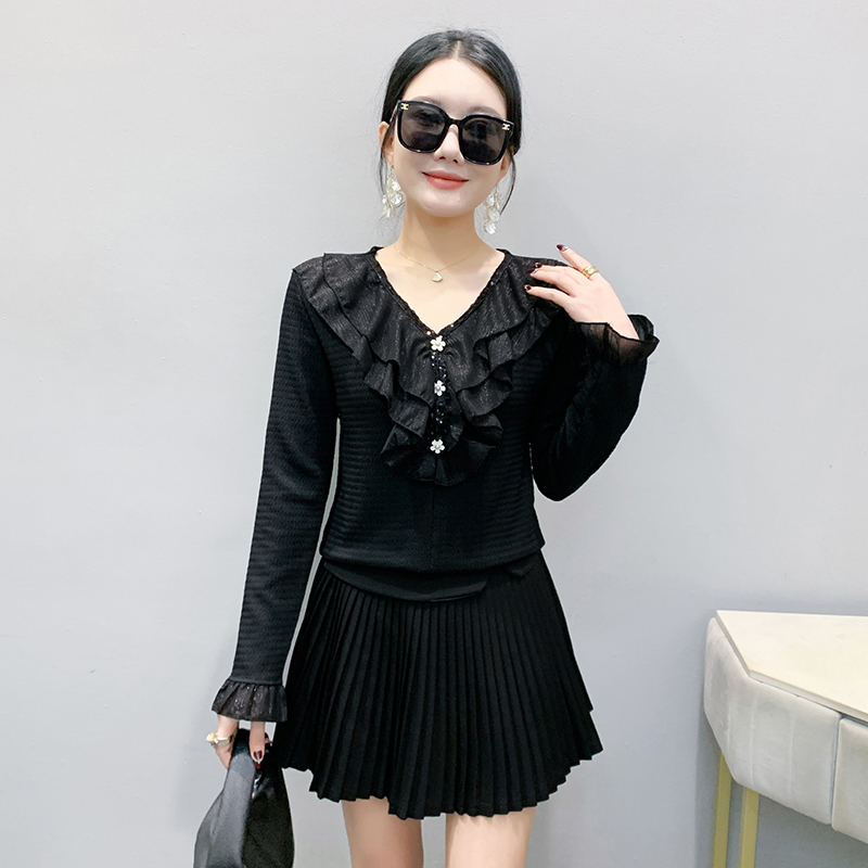 Korean style small shirt temperament T-shirt for women