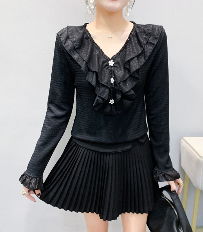 Korean style small shirt temperament T-shirt for women