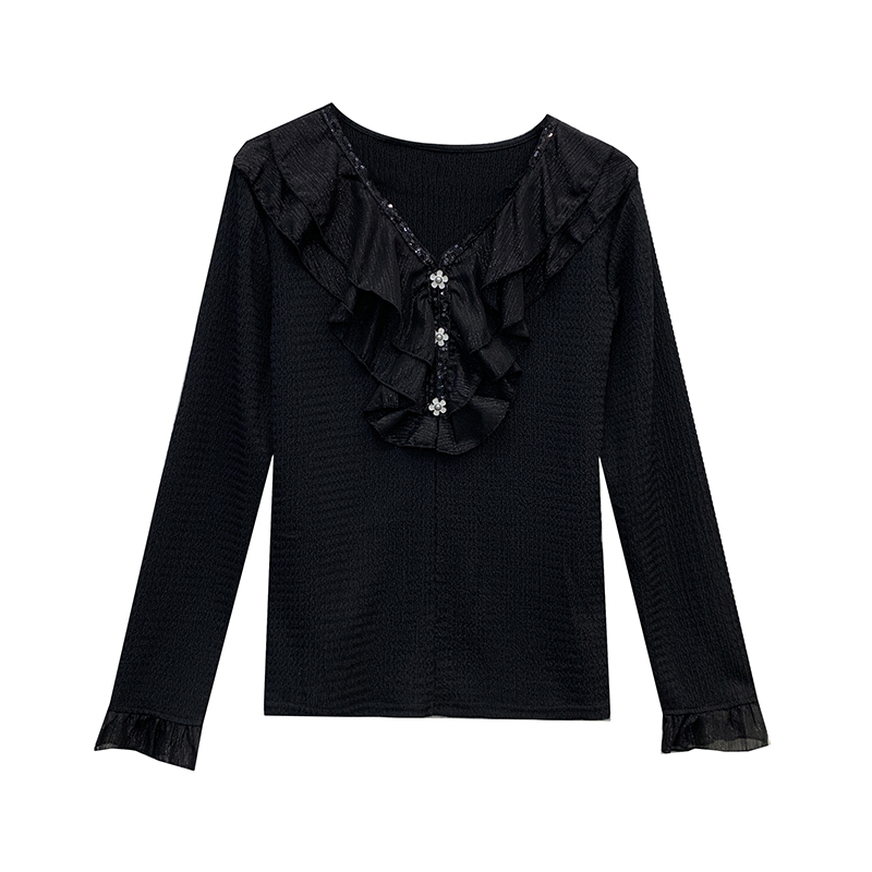 Korean style small shirt temperament T-shirt for women