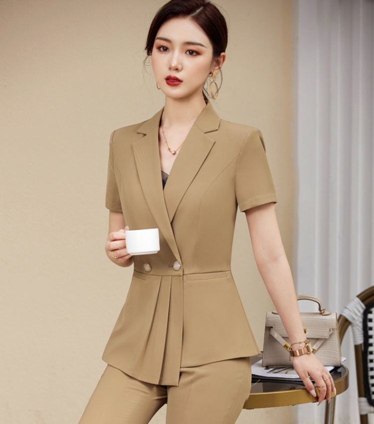 Temperament shirt profession work clothing a set for women