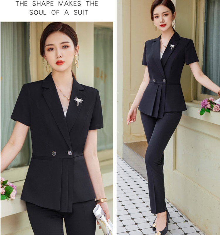 Temperament shirt profession work clothing a set for women