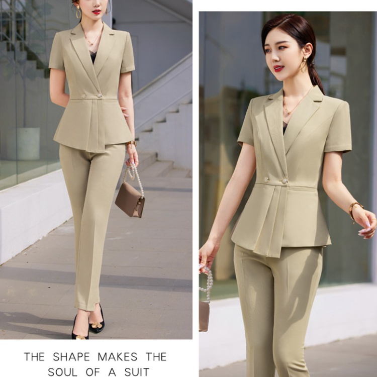 Temperament shirt profession work clothing a set for women