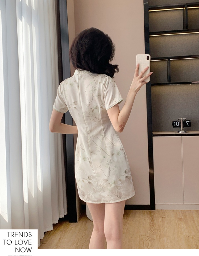 Temperament summer dress Chinese style shorts a set