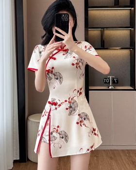 Fashion shorts temperament dress 2pcs set