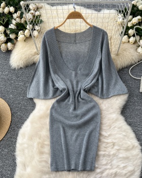 Enticement dress bat sleeve sweater for women