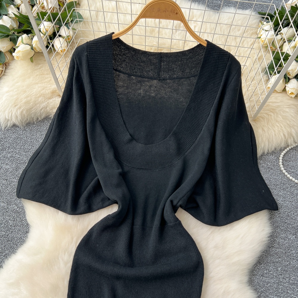 Enticement dress bat sleeve sweater for women