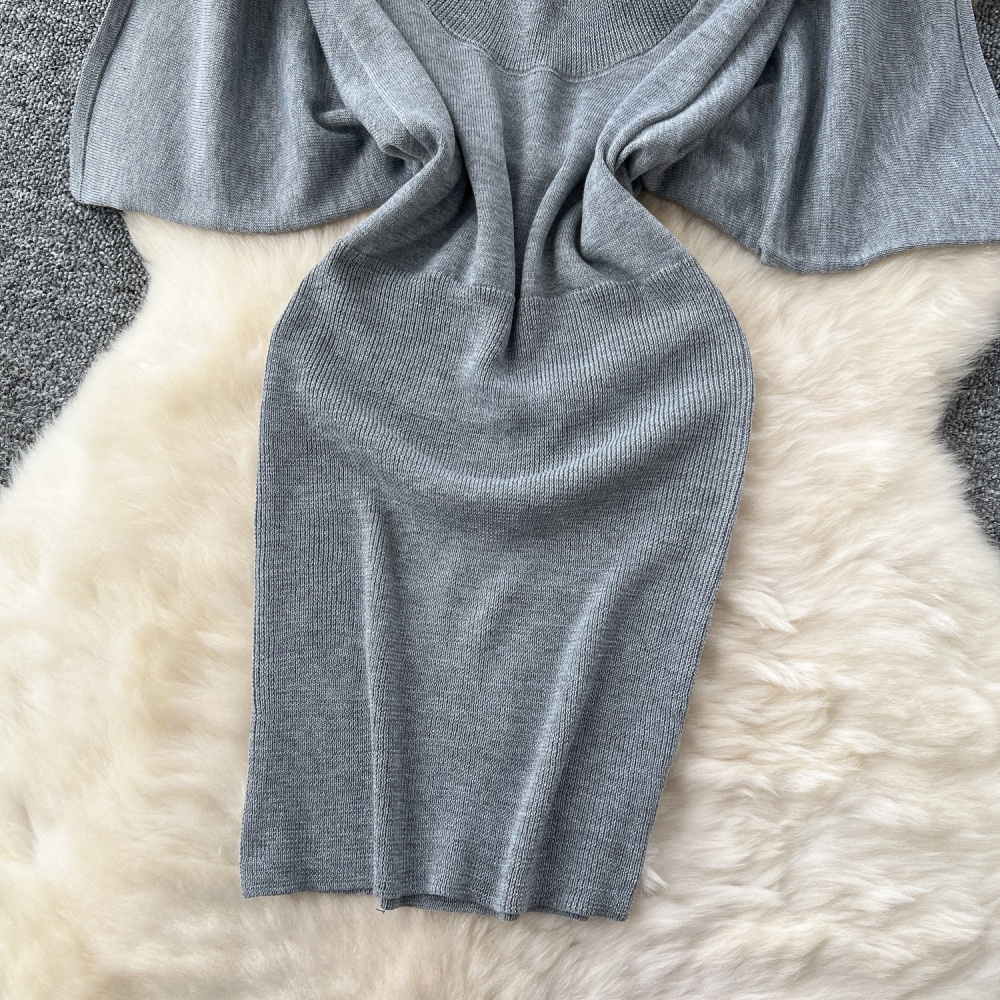 Enticement dress bat sleeve sweater for women