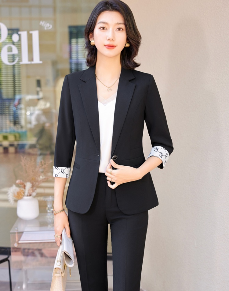 Profession coat slim business suit a set for women