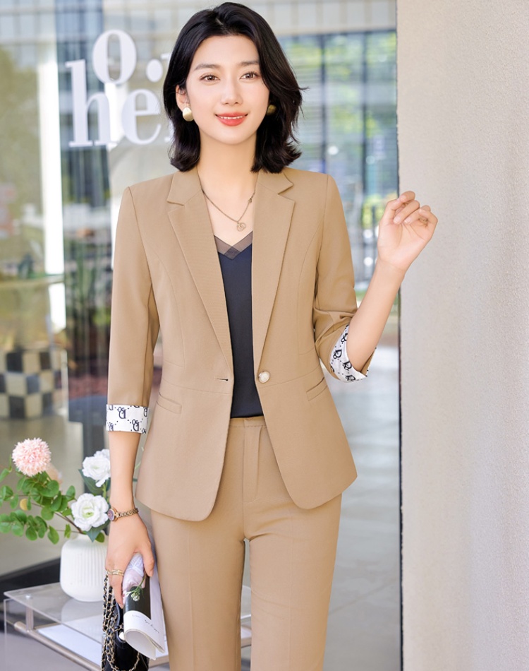 Profession coat slim business suit a set for women