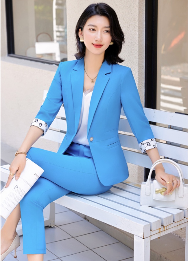 Profession coat slim business suit a set for women