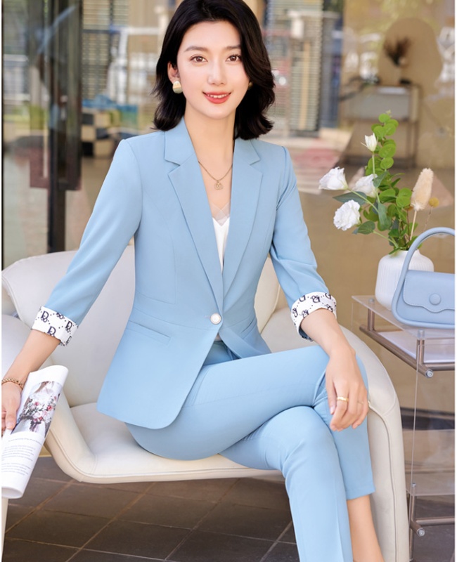 Profession coat slim business suit a set for women