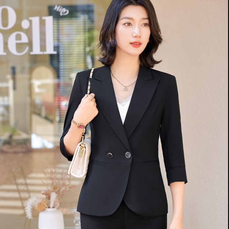 Temperament slim tops profession business suit for women