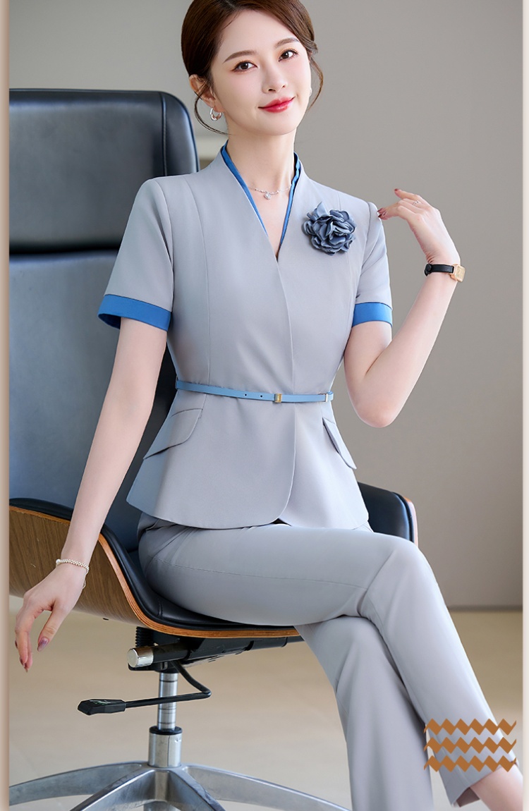 Temperament suit pants business suit a set for women