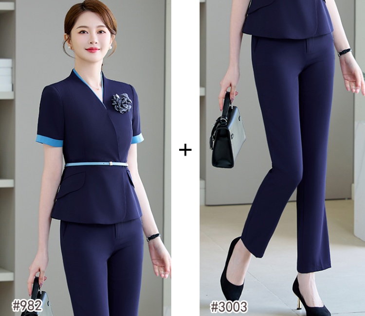 Temperament suit pants business suit a set for women