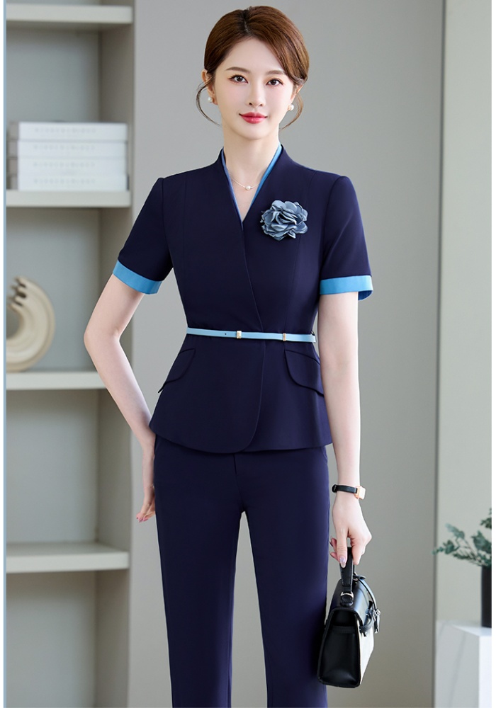 Temperament suit pants business suit a set for women