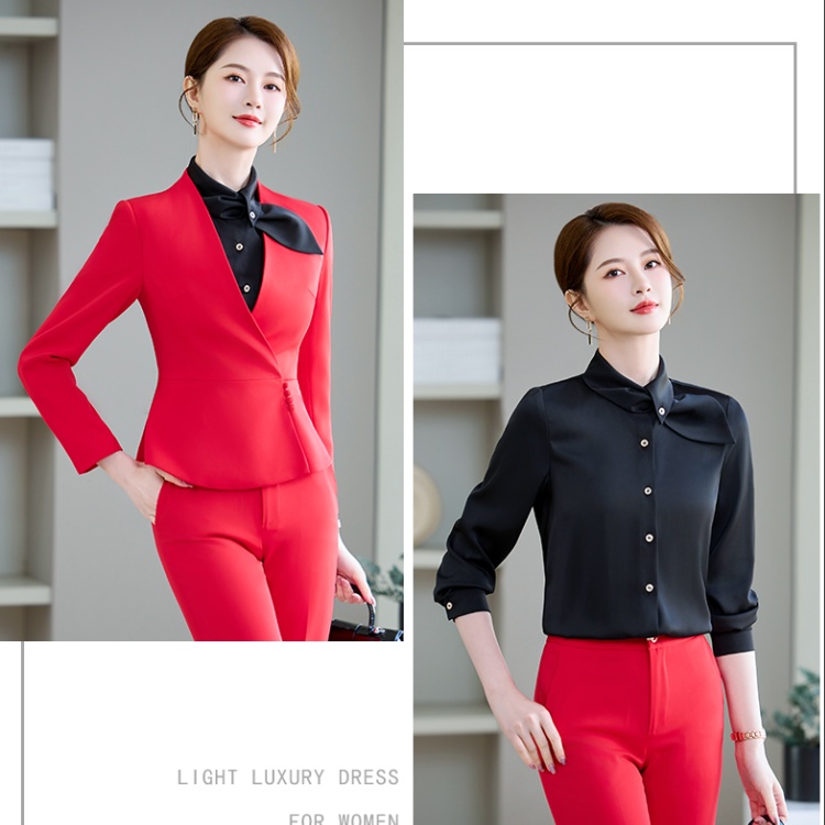 Spring and summer coat business suit 3pcs set