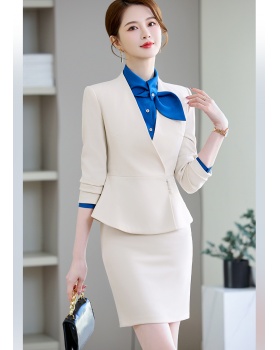 Temperament skirt shirt 3pcs set for women