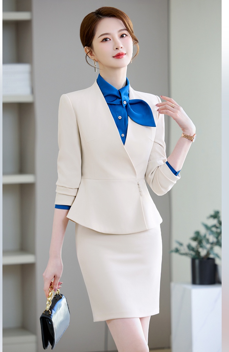 Temperament skirt shirt 3pcs set for women