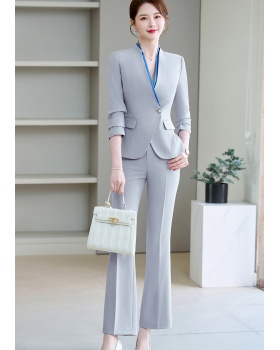 Overalls business suit suit pants a set for women