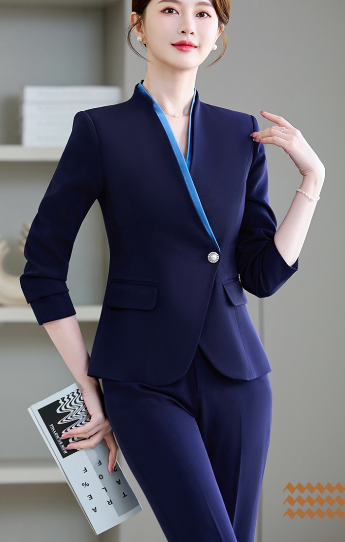 Overalls business suit suit pants a set for women