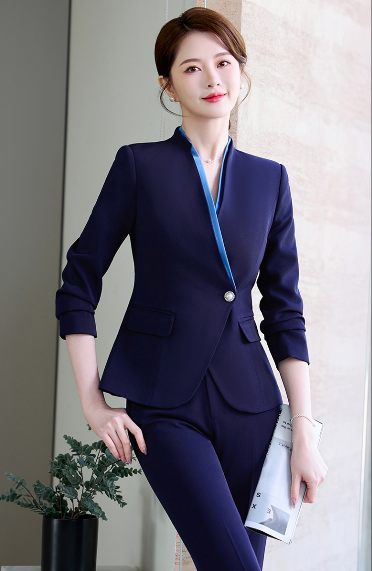 Overalls business suit suit pants a set for women