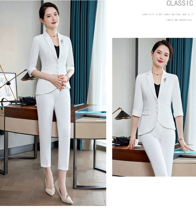 Overalls business suit suit pants a set for women