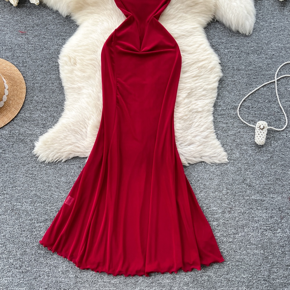 Splice elmo formal dress elegant mermaid dress