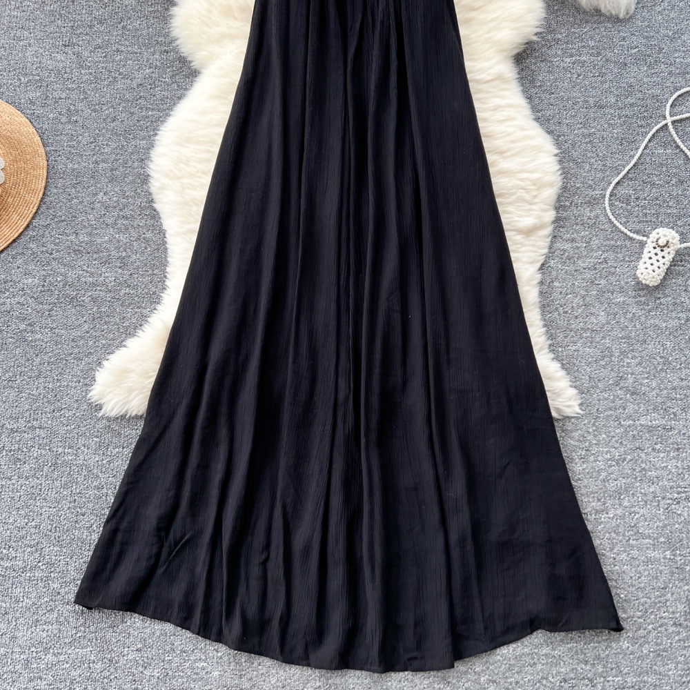 Summer temperament vacation long dress A-line lady dress