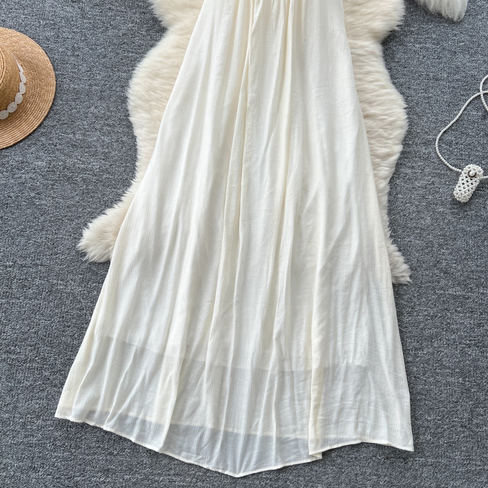 Summer temperament vacation long dress A-line lady dress