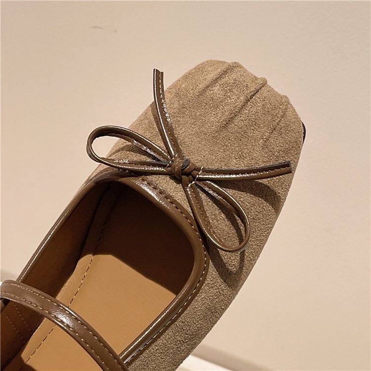 Summer France style lazy shoes square head half slippers