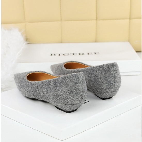 Business slipsole temperament plush shoes for women