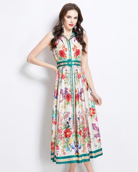 France style retro temperament Hepburn style dress