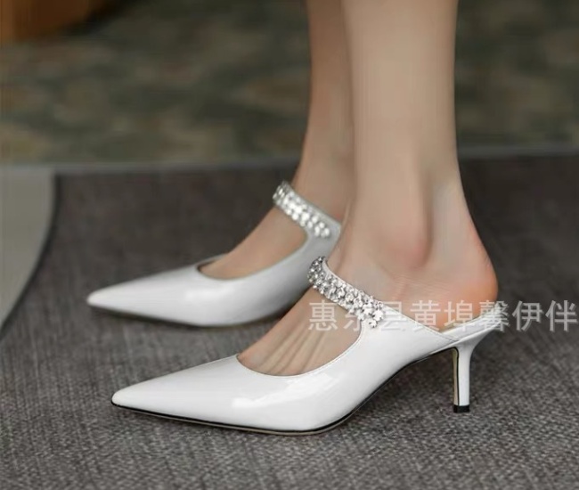 Spring and summer high-heeled shoes slippers for women