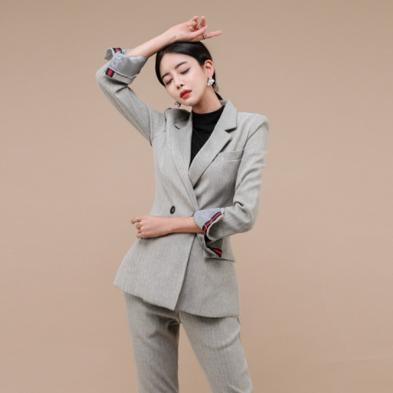 Profession coat slim business suit 2pcs set for women