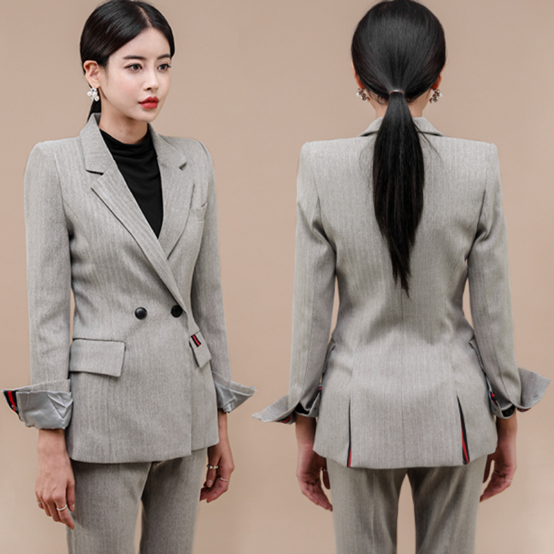 Profession coat slim business suit 2pcs set for women