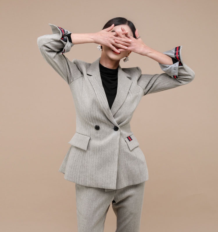 Profession coat slim business suit 2pcs set for women